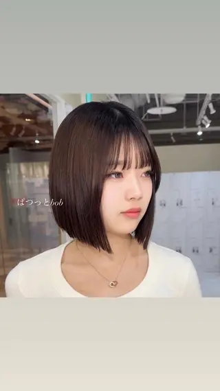 ショート ワンホン×髪質改善 つのーか🩶‪🫧のヘアスタイル