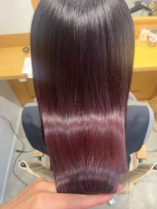 ミディアム カラー 🧸髪質改善/ 艶カラー/成田ありさのヘアスタイル