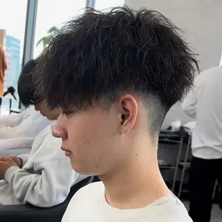 ショート パーマ メンズ ✂️メンズカット ひろき✂️のヘアスタイル