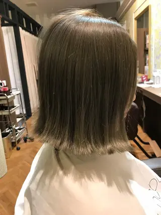 ミディアム カラー ヘアアレンジ パーソナルカラー☆ 永尾拓也のヘアスタイル