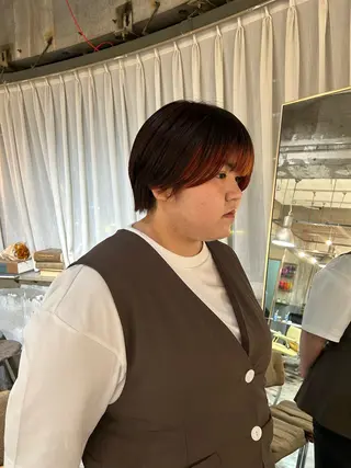 ショート カラー 海外レイヤー /NAGISAのヘアスタイル