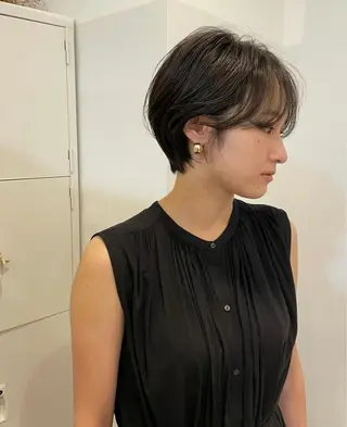 ショート 透明感カラー、 アレンジ/miyuのヘアスタイル