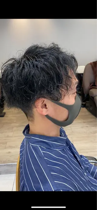 パーマ メンズ メンズサロンGRIT 店長 深山一平のヘアスタイル