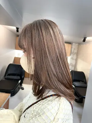 セミロング 滝沢 嵩大のヘアスタイル