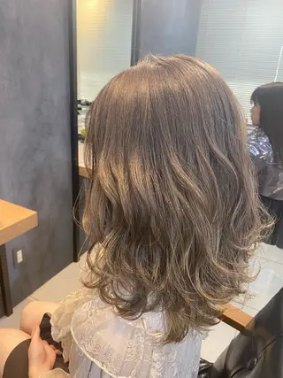 ロング カラー ヘアアレンジ メンズ キッズ ネイル マツエク・マツパ 透明感カラー🤎 ゆりのヘアスタイル