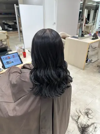 ロング カラー 艶髪 黄金比みくのヘアスタイル