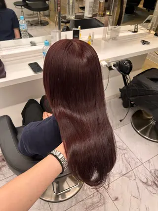 カラー 透明感ベージュ🤎 ナチュラルレイヤーのヘアスタイル