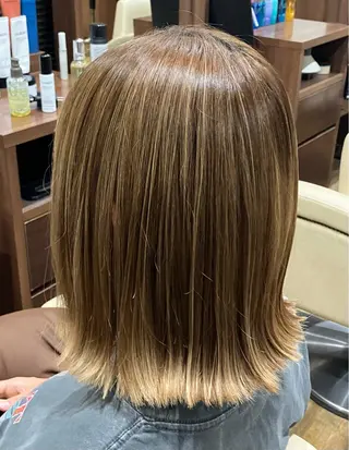 ミディアム 平川 かなこのヘアスタイル
