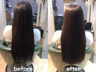 ロング 髪質改善＆縮毛矯正 三上大地のヘアスタイル