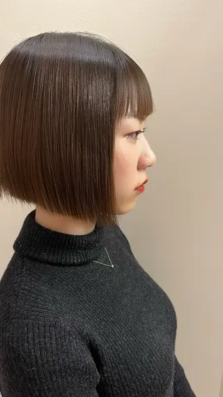 ショート 【美ボブ.艶カラー. 梅田茶屋町】midoのヘアスタイル