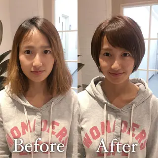 ショート カラー 大人可愛いショート* NoWL栗原隆成のヘアスタイル
