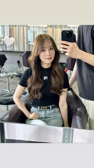 ロング カラー 韓国風レイヤーカット ryotaのヘアスタイル