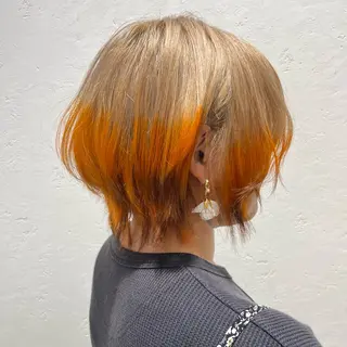 ミディアム カラー 田中 和可のヘアスタイル