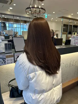 セミロング 🕯透明感カラー／ 似合わせレイヤー🎀のヘアスタイル