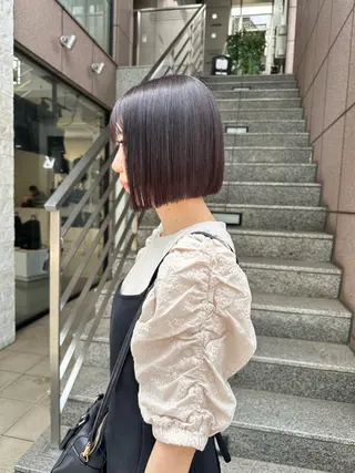 ショート カラー REINA☁️透明感 カラー/ぷつっと♡のヘアスタイル