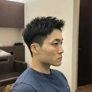 メンズ 廣多 克哉のヘアスタイル