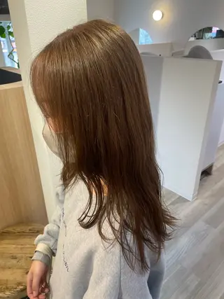 ロング カラー LEAPS adore都島店所属・みゆう 都島/透明感のヘアスタイル