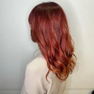 ロング カラー 酸スト/フェザー パーマ/三谷海斗のヘアスタイル