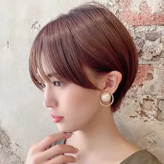 ショート カラー 💍新宿ショート 💍岩田莉奈のヘアスタイル