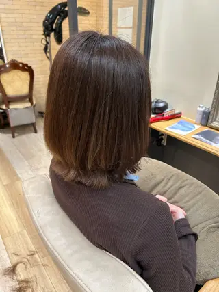 ミディアム 松尾 遥花のヘアスタイル