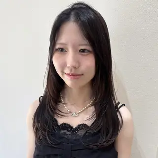 ロング fuyuna レイヤーカット🖤のヘアスタイル