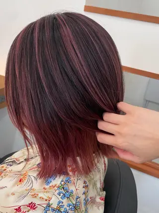 ミディアム 郡山/透明感カラー /馬場アンドレアのヘアスタイル