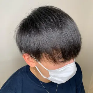 ショート カラー メンズ 【ロングウルフカット 姫カット】伊藤裕哉のヘアスタイル