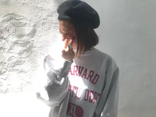 ショート pole/apartment所属・💓パーマ，💗 レイヤーカットのヘアスタイル