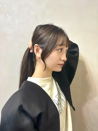 野口 咲愛のヘアスタイル