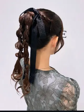 ヘアアレンジ ヘアセット/ミニボブ /レイヤー 山田寛菜のヘアスタイル