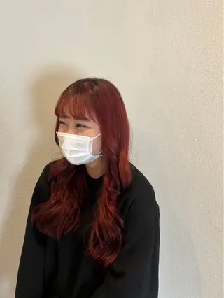 ロング カラー 🩷愛咲🩷レイヤー /透明感カラーのヘアスタイル