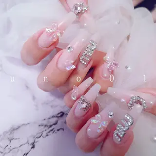 ネイル 梅田🦄中崎町🩵 u n o 0 1のネイルデザイン