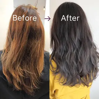ロング カラー 松田 光雄のヘアスタイル