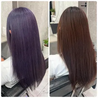 ロング 🦋ハイトーン🦋 石山 希理🦋のヘアスタイル