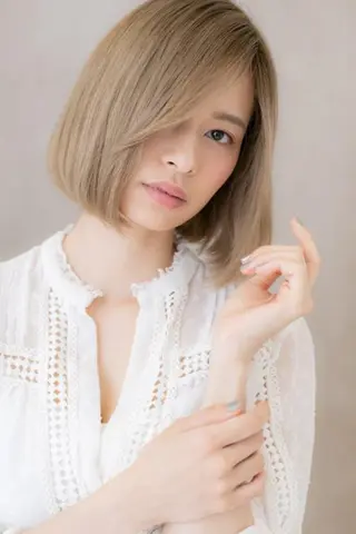 ミディアム カラー ヘアアレンジ 似合わせスタイル🫧 木村夏暢のヘアスタイル