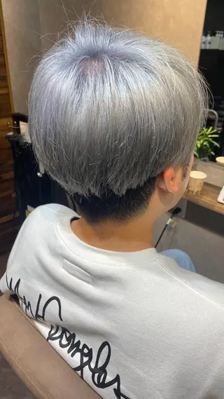 ショート カラー メンズ Bianca  代表 硲　貴亮【東武練馬】のヘアスタイル