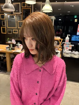 ミディアム 【SARA】 meiのヘアスタイル