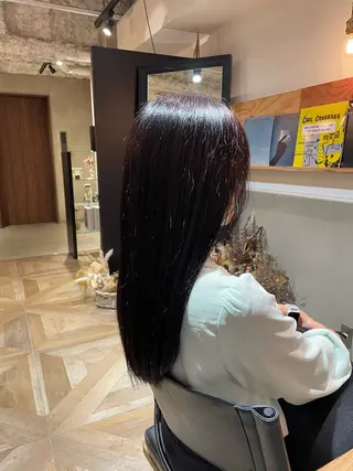ロング カラー 艶感/レイヤーカット 🌐Taketoのヘアスタイル