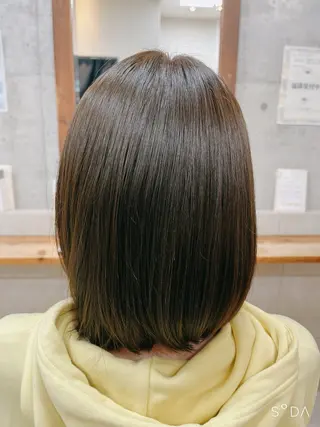 ミディアム カラー たなか なおのヘアスタイル