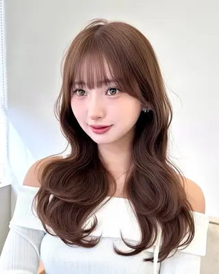 ロング 似合わせカット 根来悠斗のヘアスタイル