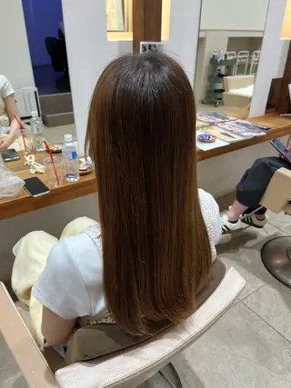 ロング 沖元 統弥のヘアスタイル