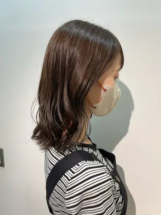 ミディアム カラー Sana 🦢のヘアスタイル