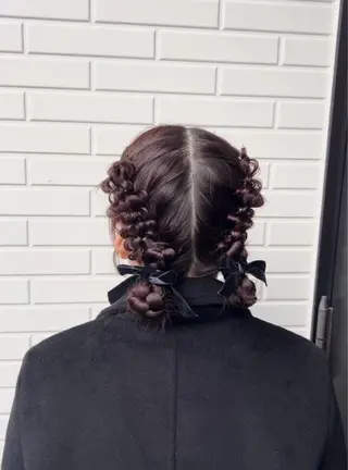 ヘアアレンジ 🫐 キナリ🫐のヘアスタイル