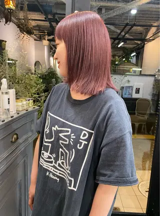 ミディアム 小野田 航己のヘアスタイル