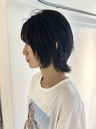 ショート カラー 本町/新町/心斎橋 透明感カラーSANCのヘアスタイル