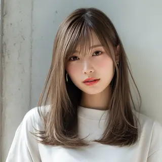 ミディアム 飯田 知将のヘアスタイル