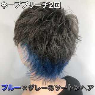 カラー メンズ Soleria 田中慎一のヘアスタイル