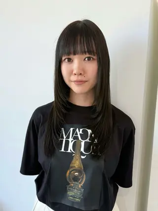 ロング カラー トレンド×デザイン DEAN岡崎店のヘアスタイル