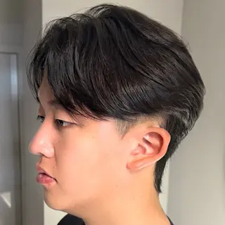 メンズ センターパート特化/ メンズカット/ヒロキのヘアスタイル