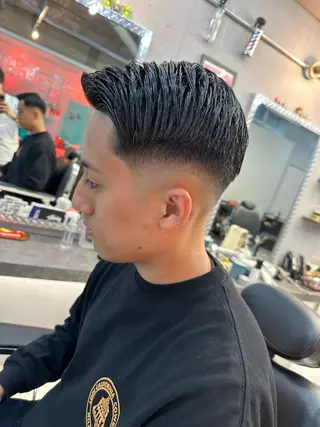 ショート メンズ 天王寺メンズパーマ /マツムラミユウのヘアスタイル